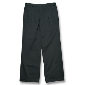 Ashworth Men's Cotton Golf Pants Size  34 x 30 Easy Tech Trousers Black